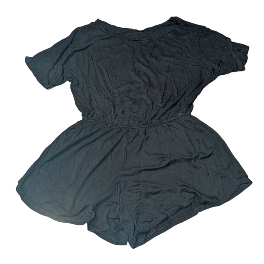 Eesome Black Casual Romper